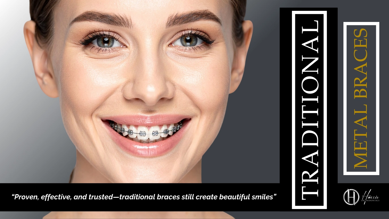 Traditional Metal Braces in Atlanta, GA | Harris Orthodontics